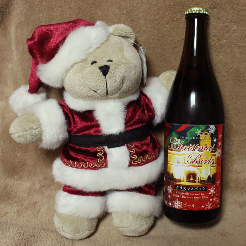 クリスマスボック瓶と Bearista boy 2015 161225