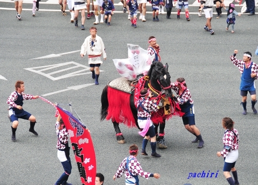 熊本市の藤崎八旛宮秋季例大祭（ボシタ祭り）