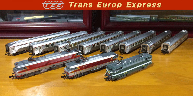 ミストラル６９形客車　９両編成鉄道模型