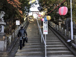 八剣神社2016/1/1　階段