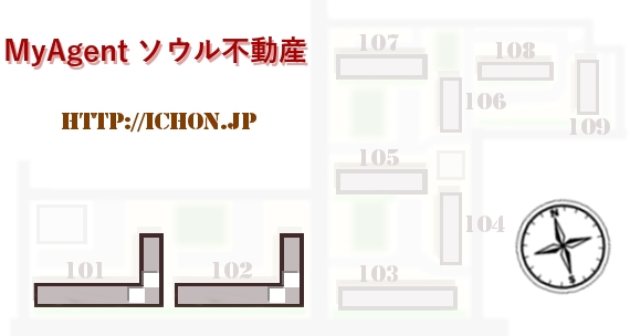 江村アパート 見取り図