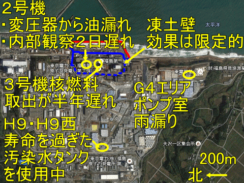 福島第一トラブルマップ（１月４週）