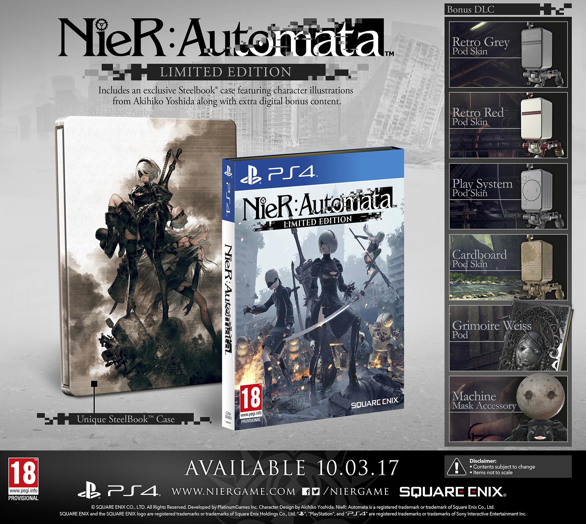 NieR:Automata Black Box Edition ニーア オートマタ　スチールブック