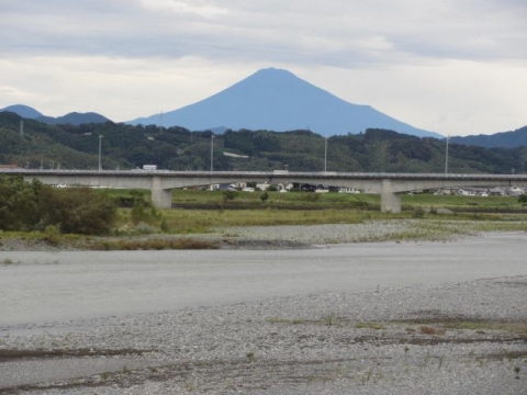 大井川と富士山