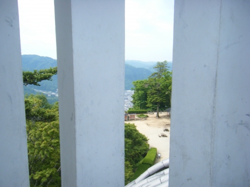 松山城天主からの眺め