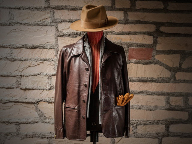 WOLF PACK BLOG 【BY GLAD HAND】Leather Car Coat”Good Fellows 