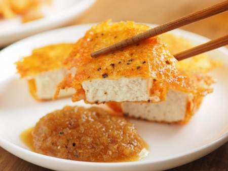 チーズの羽つき豆腐ステーキ18