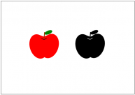りんごのフリー素材テンプレート・画像・イラスト