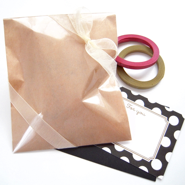 どんなサイズにも対応 透明袋 包装紙のラッピング方法 Slow Jewelry Movement