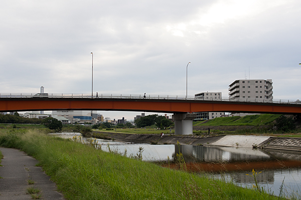 矢田川と小原橋